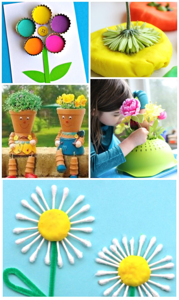 40+ Flower crafts and activities for kids #flowers #flowercraftsforkids #floweractivitiespreschool #flowercrafts #growingajeweledrose