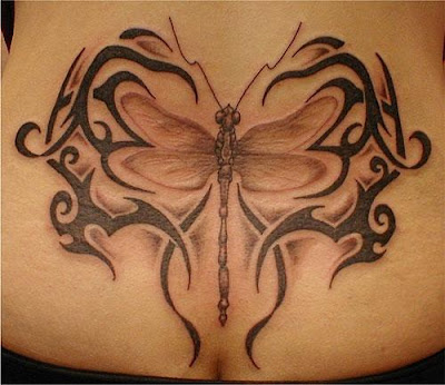 dragonfly tribal Tattoo