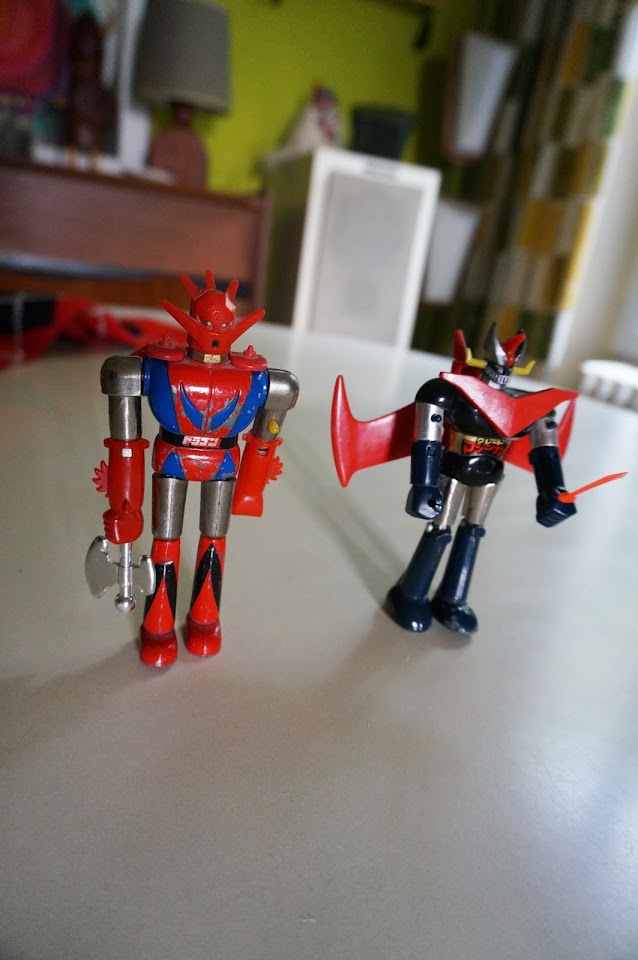 des Shogun Warriors ( never forget the warriors , warriooors )   Dragun and Mazinger robot diecast