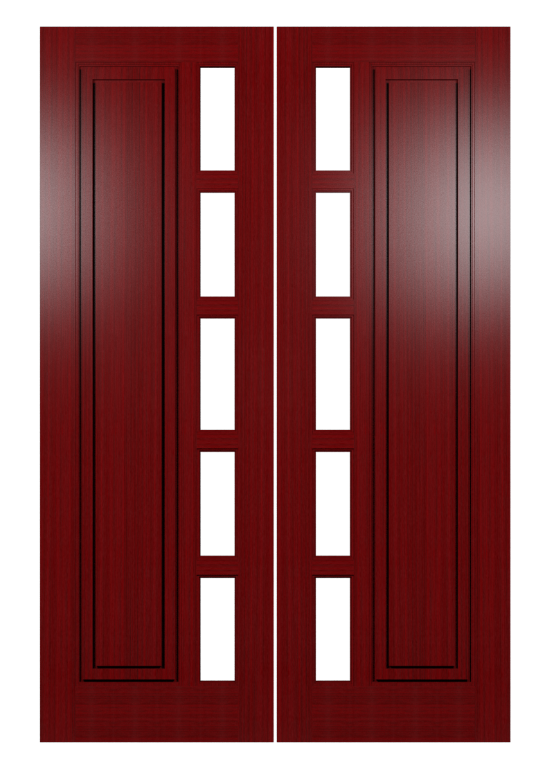  Daun pintu kayu minimalis dengan tampilan elegan Desain 