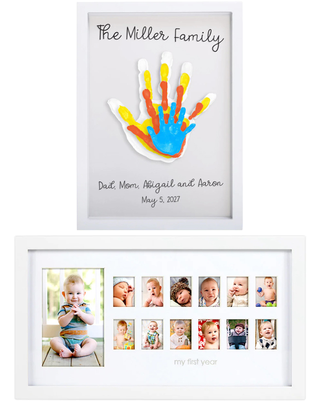 Pearhead DIY Family Handprint Frame and Paint Kit, Family Craft