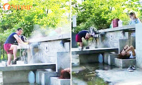 Sight of woman washing hair at Sembawang Hot Spring Park makes visitor's blood boil, posted on Sunday, 05 February 2023