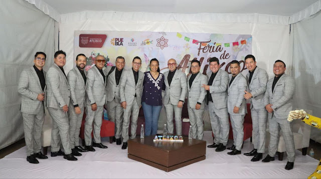 Miles de familias disfrutaron del del grupo musical Yaguarú en la Feria de Atlixco 2024