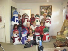 The girls of the shop at Christmas