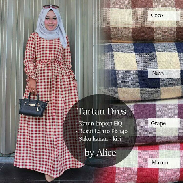 tartan dress hijab