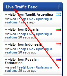 Add Live Recent Visitors Details In Blogger