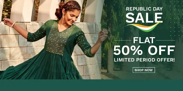 Biba Republic Sale: Flat 50% Off