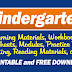 KINDERGARTEN Free Learning Materials and More!