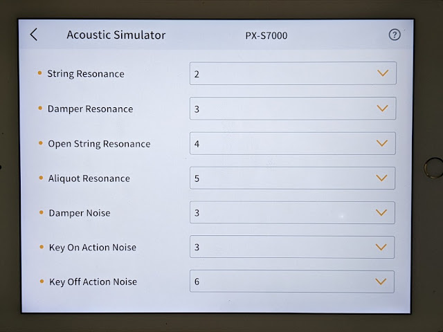 PX-S 5000, 6000, 7000 acoustic simulator