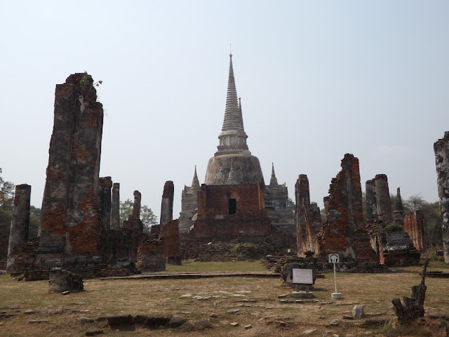Wat Phra si samphet, temple Thaïlande, Ayutthaya, location vélo, guesthouse