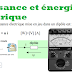 Puissance et énergie électrique  