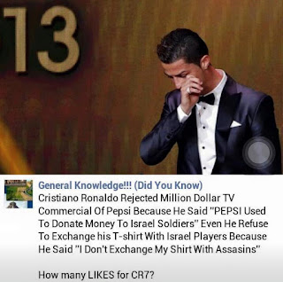 [feature] Christiano Ronaldo dan iklan pepsi