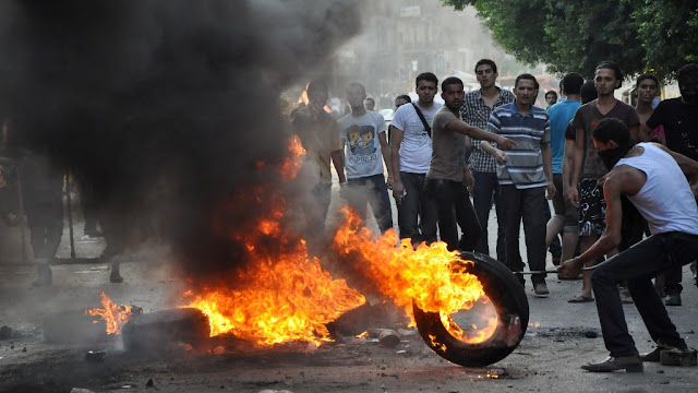 Eqypt burning under Morsi