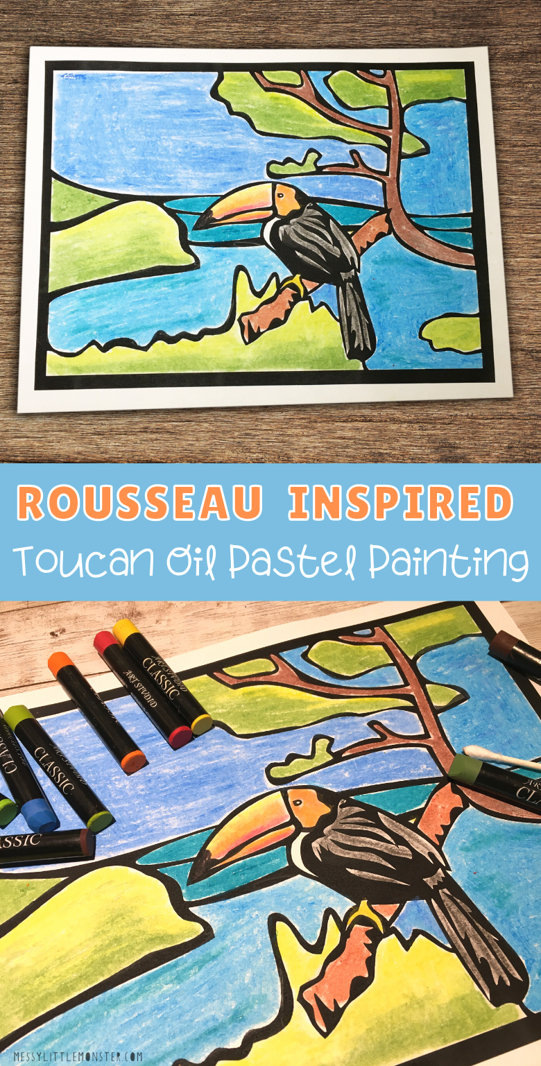 Henri Rousseau Toucan Art Project. Henri Rousseau for Kids.