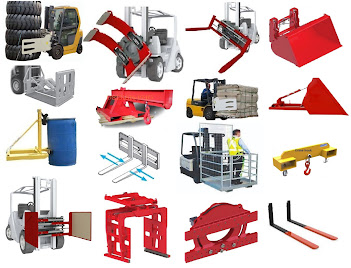 FORKLIFT FORK POSITIONER. SIDE SHIFTER, ROTATING FORK, TELESCOPIC FORK, PAPER ROLL CLAMP, BALE CLAMP, PUSH PULL, BLOCK CLAMP, DRUM CLAMP, TIRE CLAMP, CARTON CLAMP, PALLET INVERTER, HINGED FORK, CRANE JIB, WORKING PLATFORM