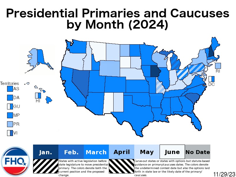 Frontloading HQ The 2024 Presidential Primary Calendar