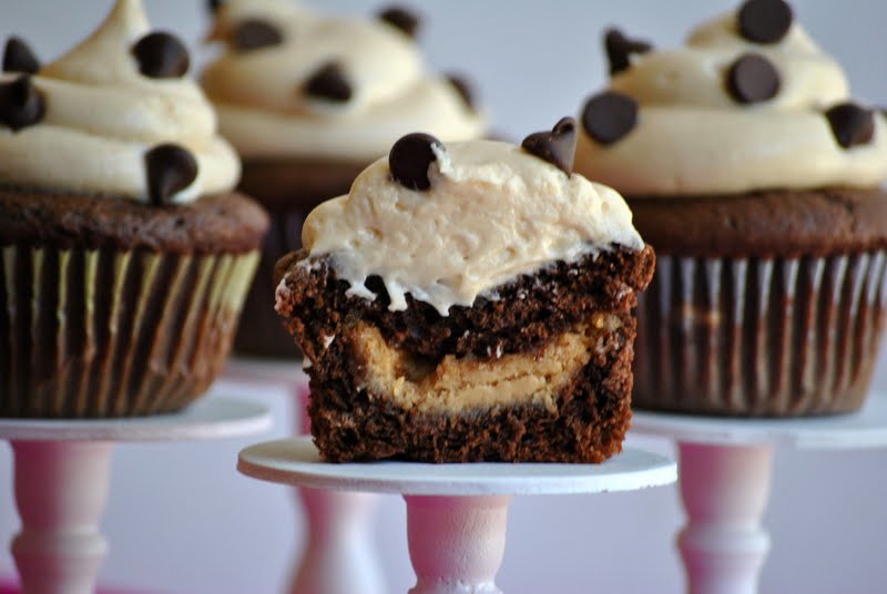 Chocolate Cupcake With Peanut Butter Filling