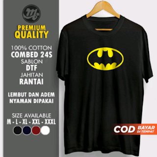 JUAL KAOS T-SHIRT BATMAN dewasa