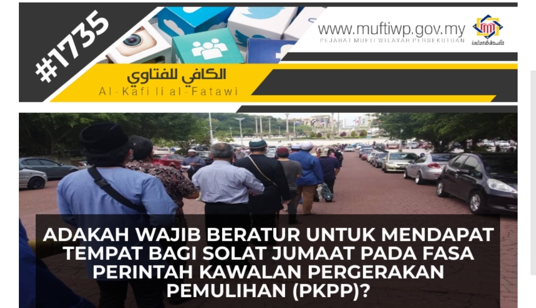 Adakah Wajib Beratur Untuk Mendapat Tempat Bagi Solat 