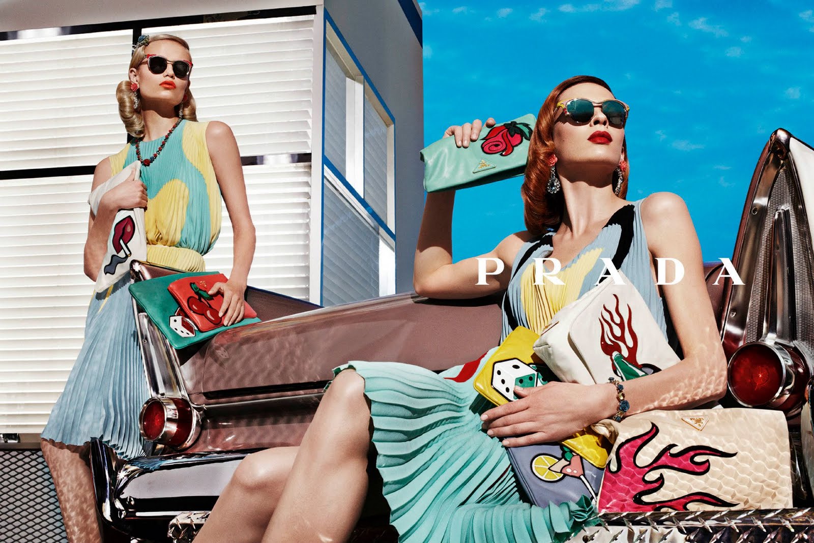 Prada SpringSummer 2012| Elise, Ymre, Guinevere, Meghan, Natasha ...