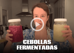 Como hacer cebollas fermentadas | Alimentación Probiótica