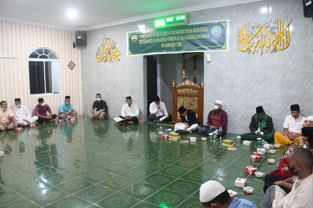Dandim 0317/TBK Harapkan Melalui Peringatan Nuzulul Quran Prajurit TNI Semakin Cinta Alquran 