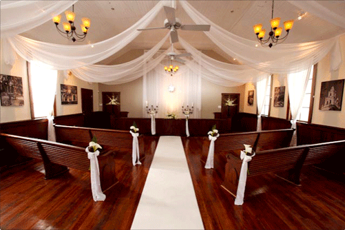  Wedding Chapel for Custom Wedding Decor and Chiffon Ceiling Treatments