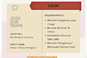 Loker Bandung Cook Staff Nasgor Pak Gigih
