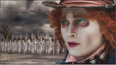 новая крупная фотография Безумного Шляпника из фильма Алиса в стране чудес 2010
