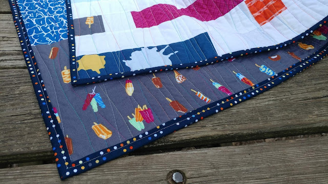 Dot 'n' Dash made from Piece and Quilt with Precuts with Double Dutch fabric