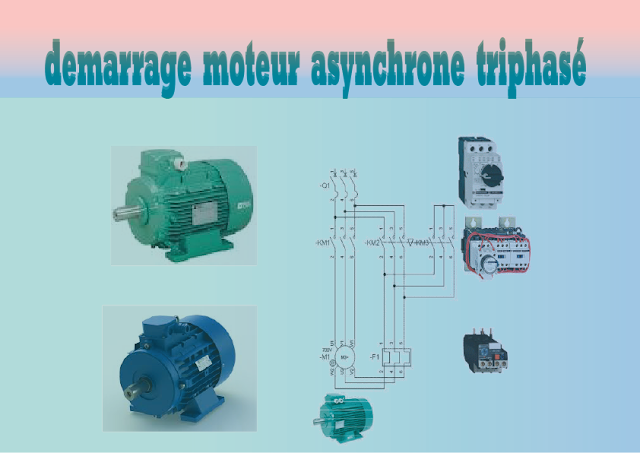 schémas demarrage  moteur  triphasé