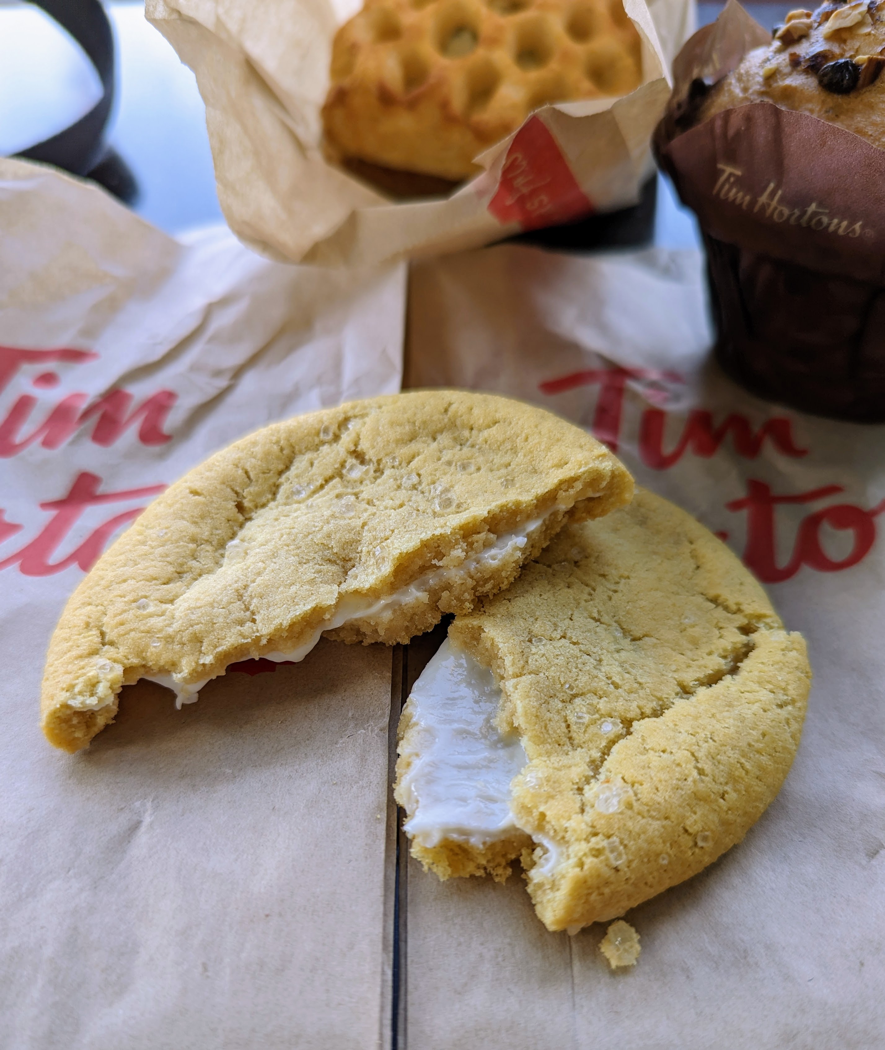Smooch Food. There's so much to eat!: Filled Sugar Cookie Tim