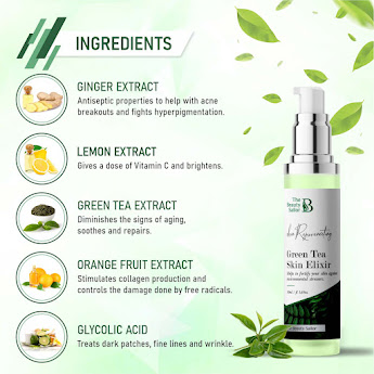 Ingredient used to make in green tea serum