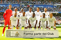 REAL MADRID C. F. Temporada 2022-23. Thibaut Courtois, David Alaba, Ferland Mendy, Tchouaméni, Éder Militão, Karim Benzema. Dani Carvajal, Rodrygo, Eduardo Camavinga, Vinicius y Luka Modrić. REAL MADRID C. F. 2 REAL BETIS BALOMPIÉ 1 Sábado 03/09/2022 16:15 horas. Campeonato de Liga de 1ª División, jornada 4. Madrid Estadio Santiago Bernabéu 58.579 espectadores. GOLES: 1-0: 9’, Vinicius Junior. 1-1: 17’, Sergio Canales. 2-1: 65’, Rodrygo Goes.