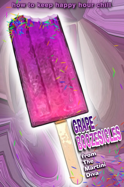 GRAPE BOOZESICLES, Alcohol Infused Ice Pop Recipe