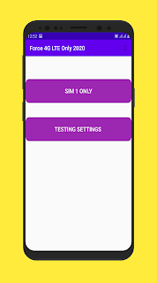 Instructions Force 4G LTE Only 2020 Free Version