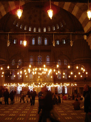 Inside of Sultanahmet Mosque