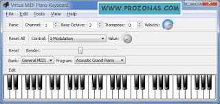 Virtual piano