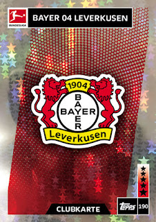 Match Attax Bundesliga 2018-2019 Bayer 04 Leverkusen