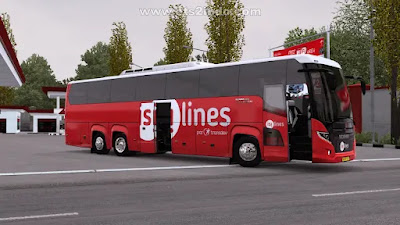 Bus Scania Touring HD Fix ETS2 1.43-1.47