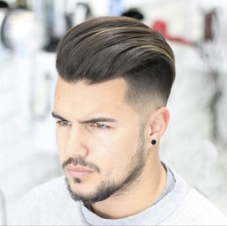 Slicked Back Undercut Hairstyle For Men