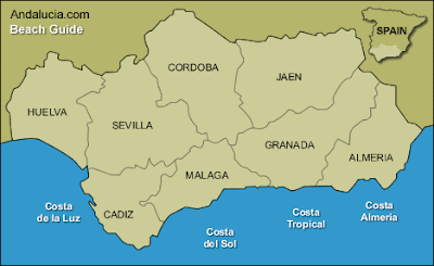 Andalucia Map Picture