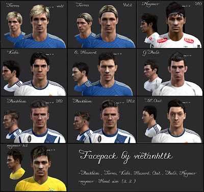 Facepack by Vietanhltk PES 2013