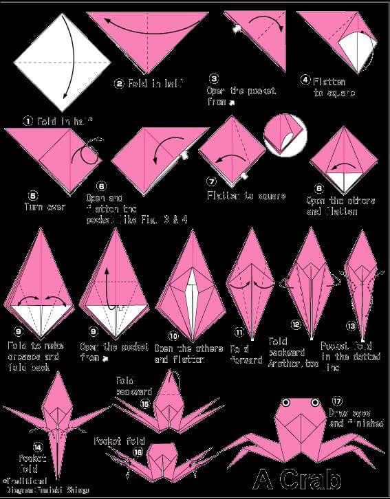 16 Contoh  Membuat Kerajinan Tangan Dari Kertas Origami  