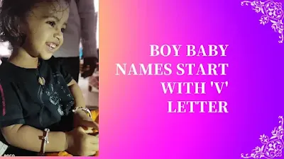 Boy Baby Names Start With V Letter