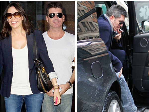 Simon Cowell in Aviators Had His First Son on Valentine's Day Handsome& Healthy