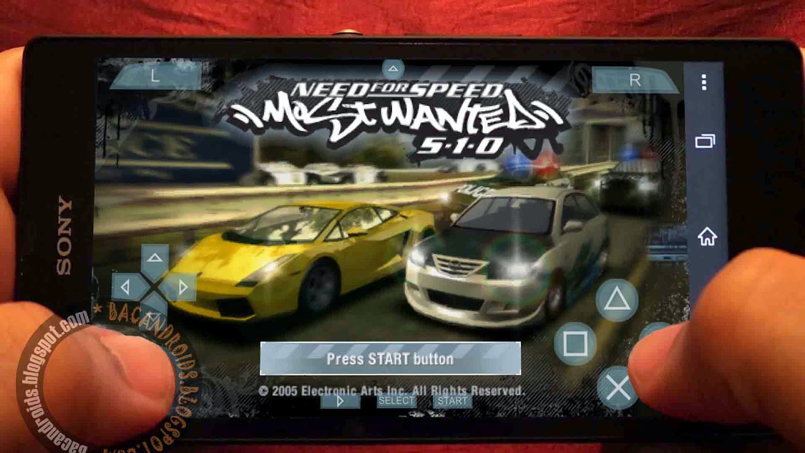 Game Need For Speed Most Wanted High Compress PPSSPP Android MOVIE