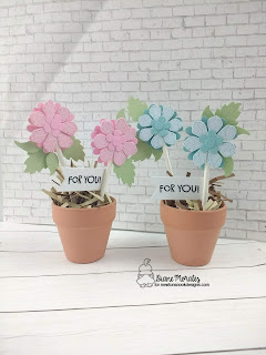 Flower Power a project by Diane Morales | Flower Trio Die Set by Newton's Nook Designs