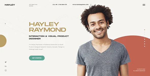 Best Personal CV/Resume WordPress Theme