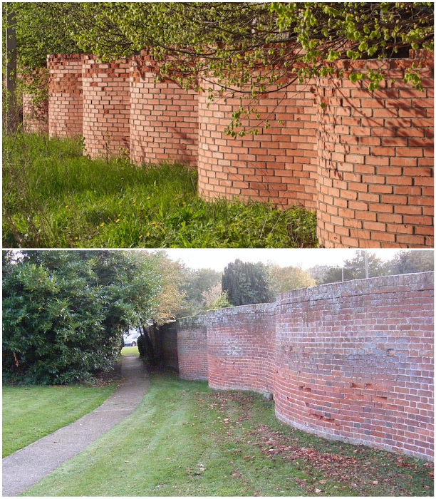 Crinkle Crankle Wall | The Wavy Brick Garden Wall In United Kingdom